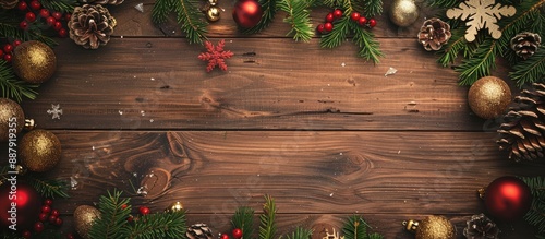 Top down view of a festive ...