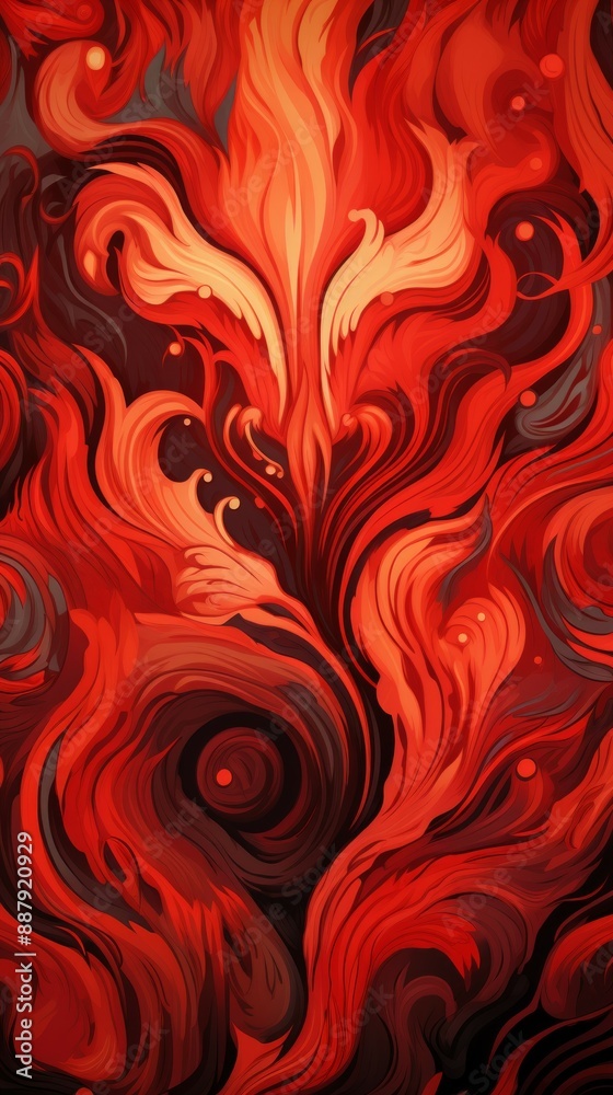 Ikat Material Structure Background - Generative AI Ikat Material Structure Background - Generative AI
