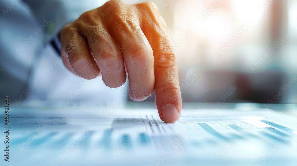 close-up of a hand pointing at a financial chart, data analysis, business strategy, financial planning, investment, market trends, corporate growth, investment portfolio, economic data, business succe close-up of a hand pointing at a financial chart, data analysis, business strategy, financial planning, investment, market trends, corporate growth, investment portfolio, economic data, business succe