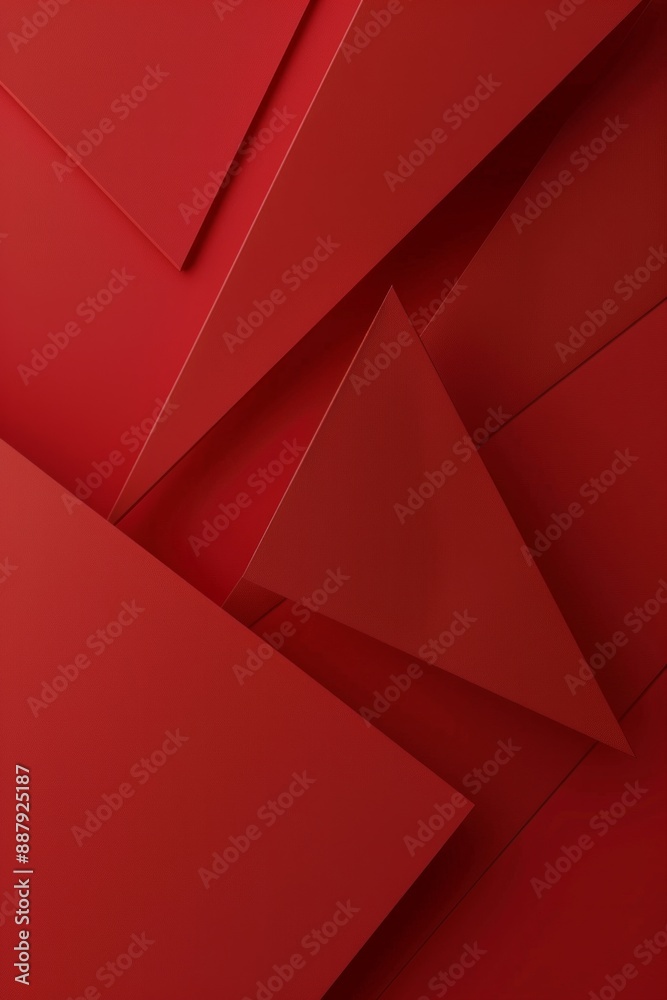 3d triangle architecture with matte, gradient, deep, red color. Minimalist Clean design. Elegant and high fashion 3d triangle architecture with matte, gradient, deep, red color. Minimalist Clean design. Elegant and high fashion
