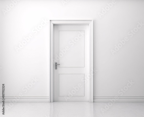 a white door in a room © Alexander