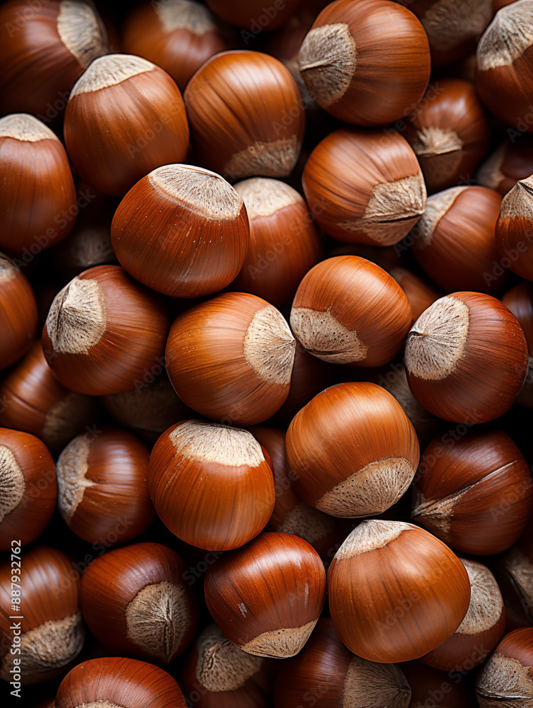 Hazelnut close-up on the background of the whole image space. Pattern for advertising of premium products, healthy food, commercials. Hazelnut close-up on the background of the whole image space. Pattern for advertising of premium products, healthy food, commercials.
