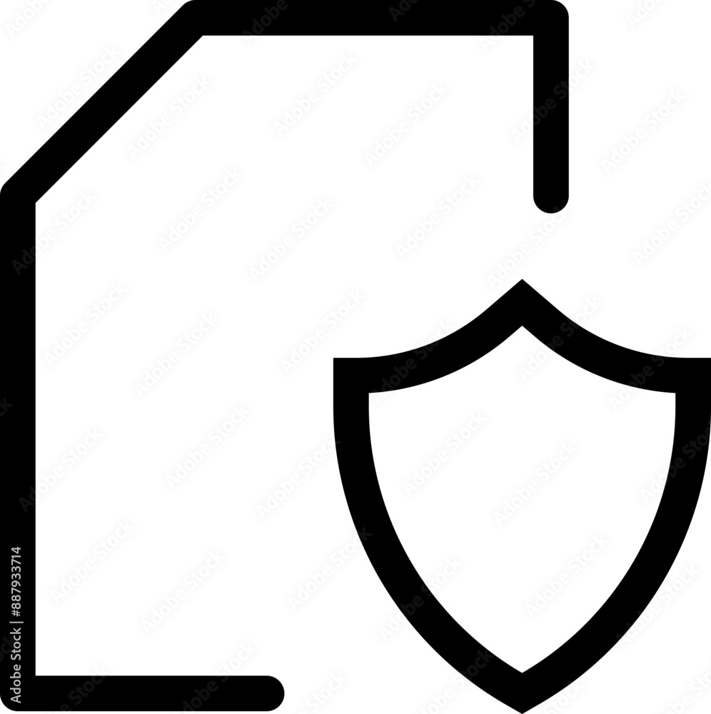 security document shield icon
security document shield icon