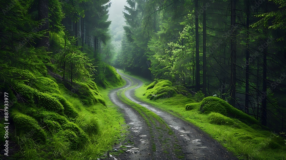 Fototapeta premium Enchanted Forest Path