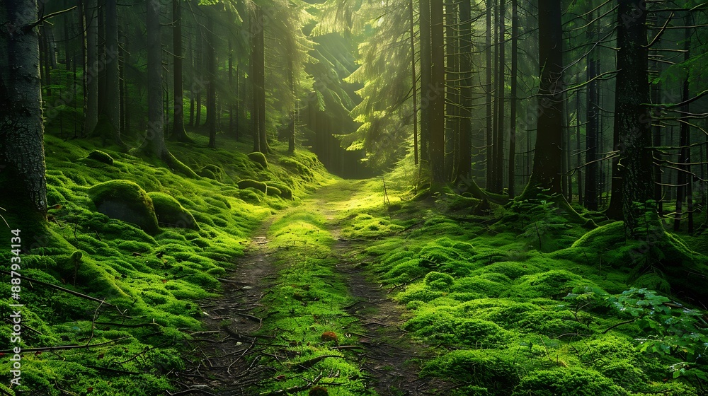 Fototapeta premium Enchanted Forest Path