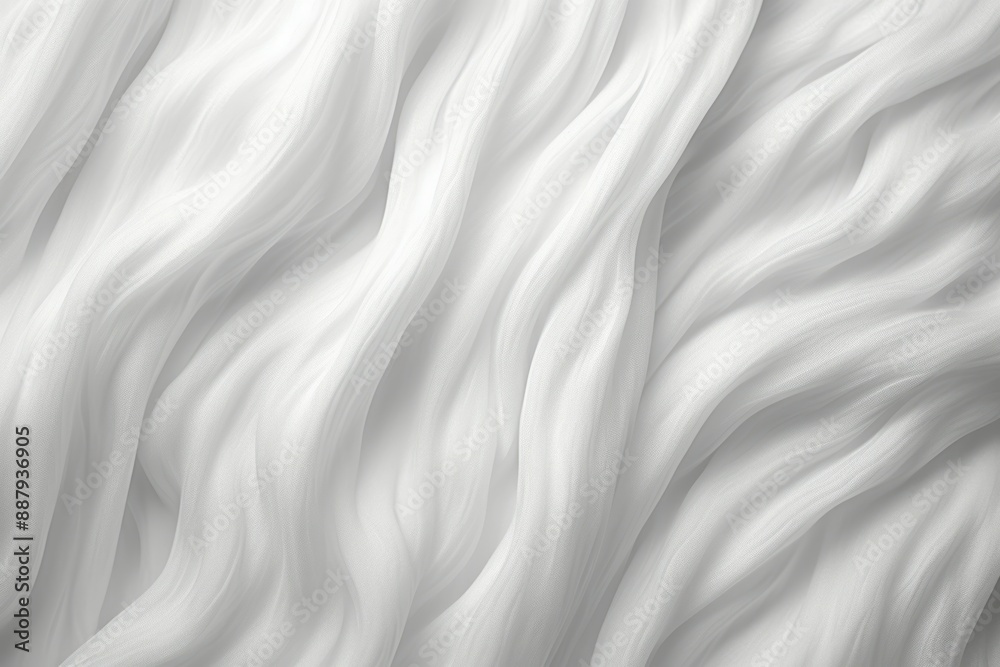 Fleece Material Structure Background - Generative AI