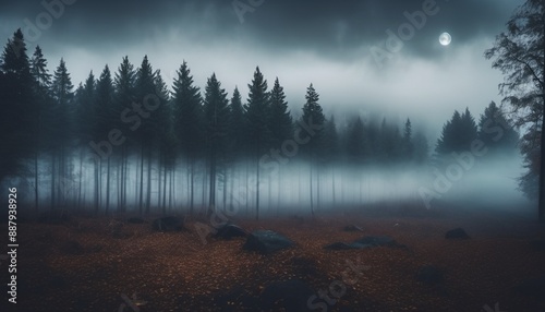 fog in the haunted forest