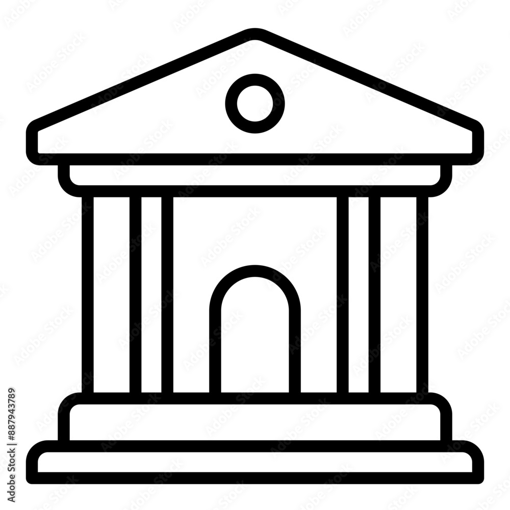 Banking line icon Banking line icon