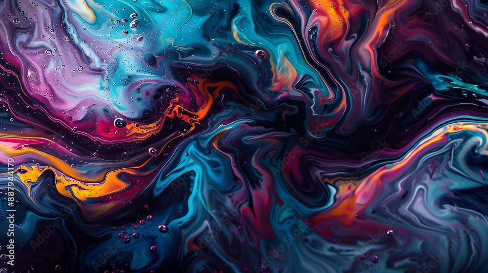 Abstract Neon Swirls Abstract Neon Swirls