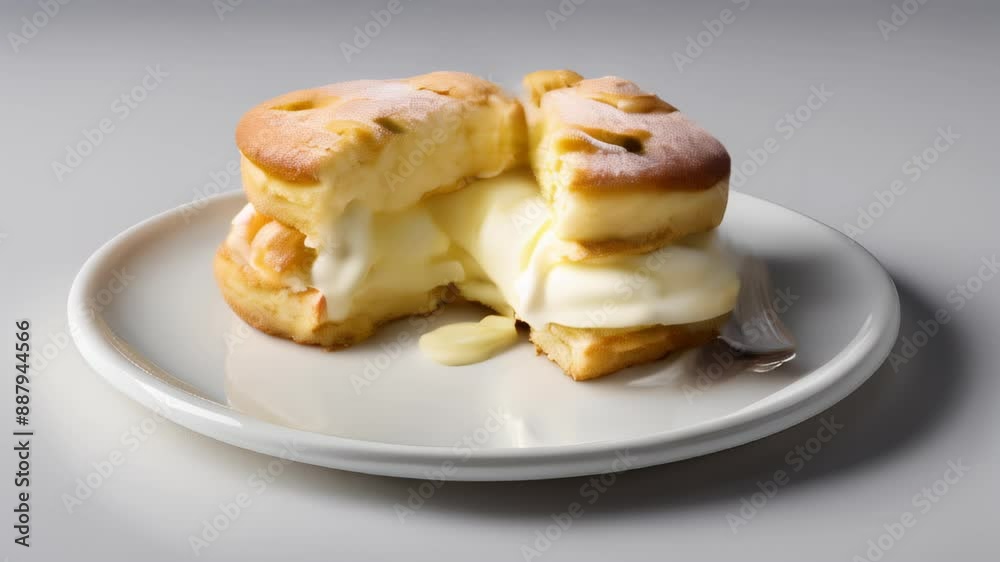  Deliciously tempting dessert ready to be savored