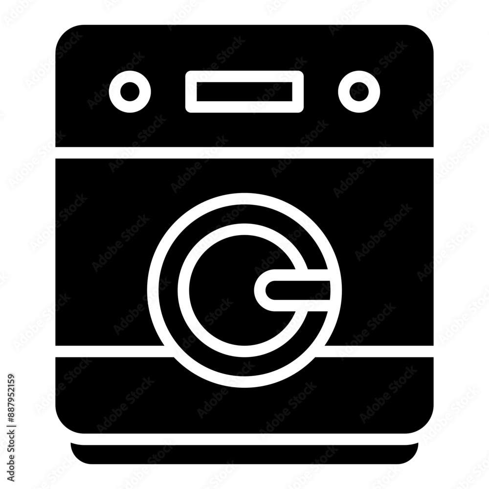 Washing Machine filled line icon Washing Machine filled line icon