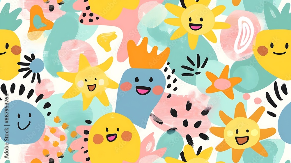 Colorful Animal Pattern Colorful Animal Pattern
