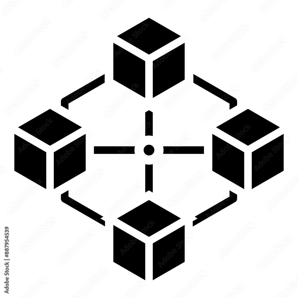 Blockchain Icon Blockchain Icon