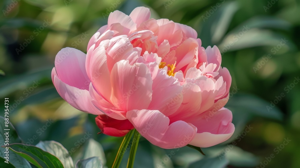 Obraz premium Pink Peony in Bloom.