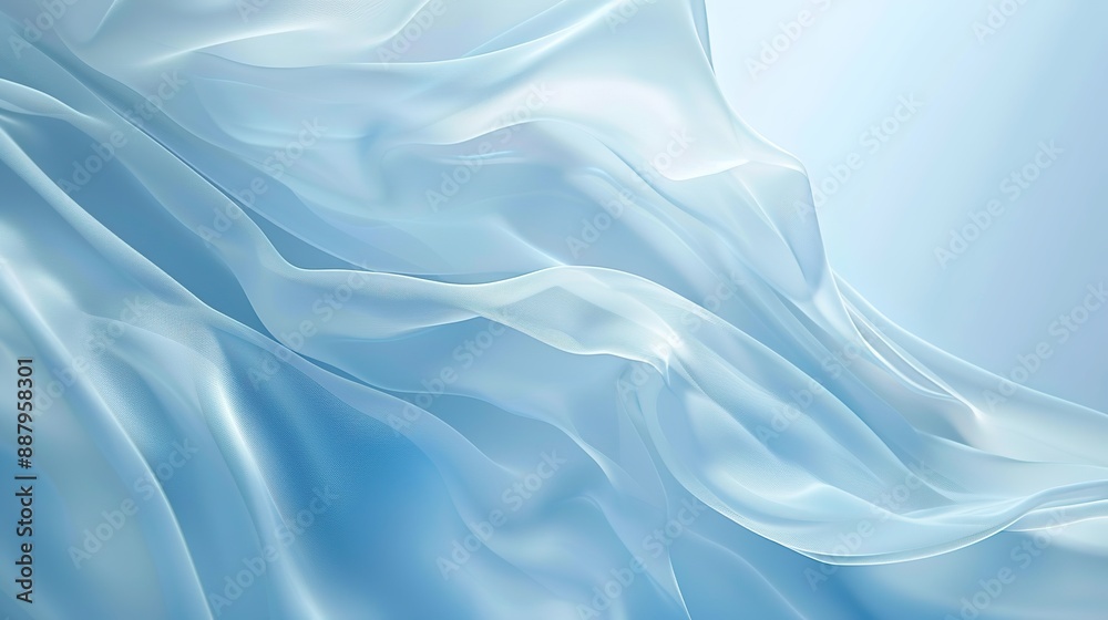 Fototapeta premium blue silk background