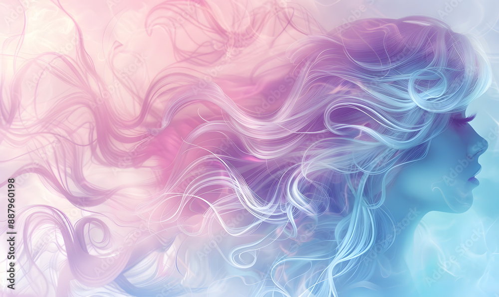 graphic advertising images focusing on beauty and hair graphic advertising images focusing on beauty and hair