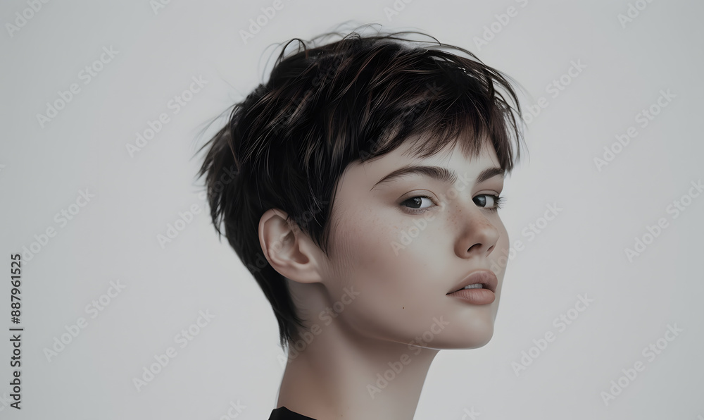 graphic advertising images focusing on beauty and hair graphic advertising images focusing on beauty and hair