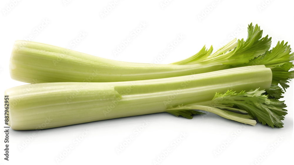 Useful herb celery on transparent background Useful herb celery on transparent background