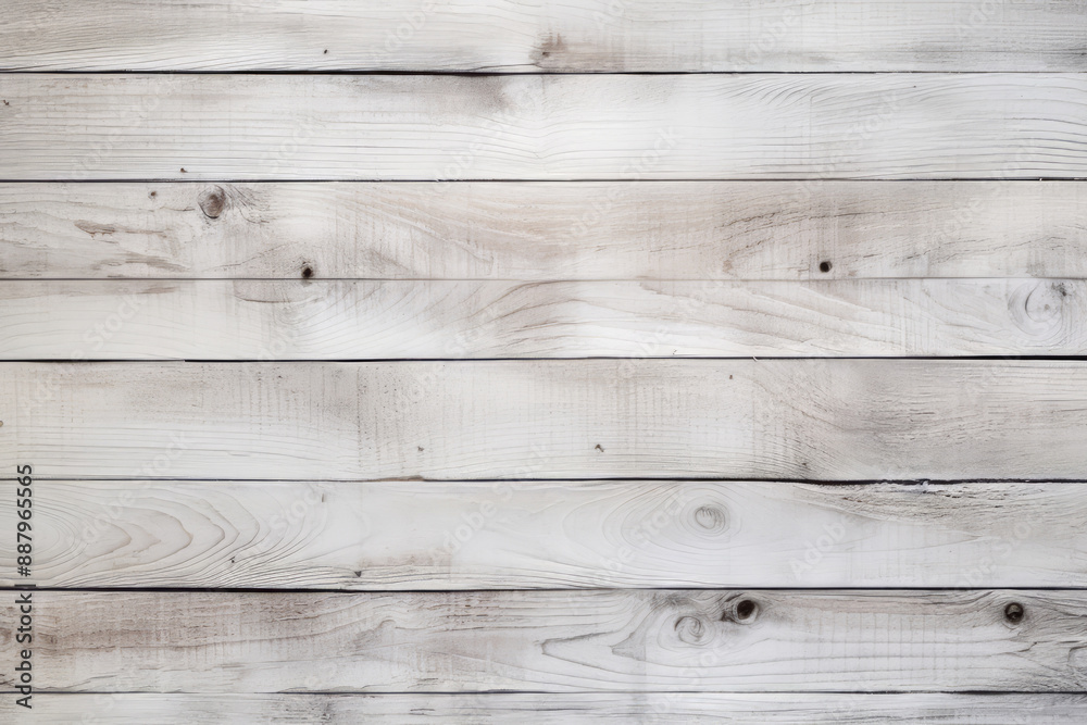 Naklejka premium Processed collage of old stained white wooden wall texture. Background for banner, backdrop
