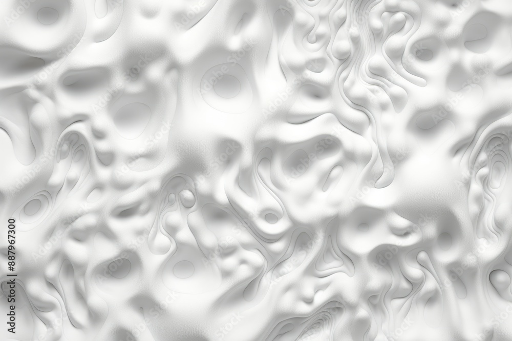 Foam Material Structure Background - Generative AI Foam Material Structure Background - Generative AI
