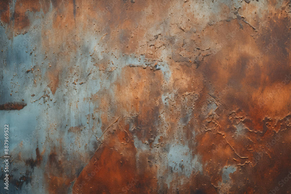 Processed collage of old rusty metal sheet texture in daylight. Background for banner Processed collage of old rusty metal sheet texture in daylight. Background for banner