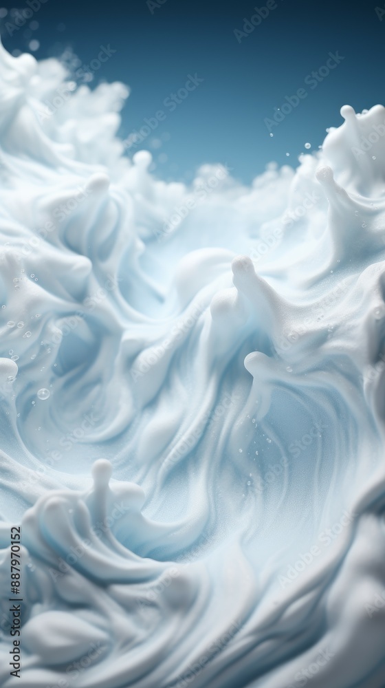 Foam Material Structure Background - Generative AI Foam Material Structure Background - Generative AI