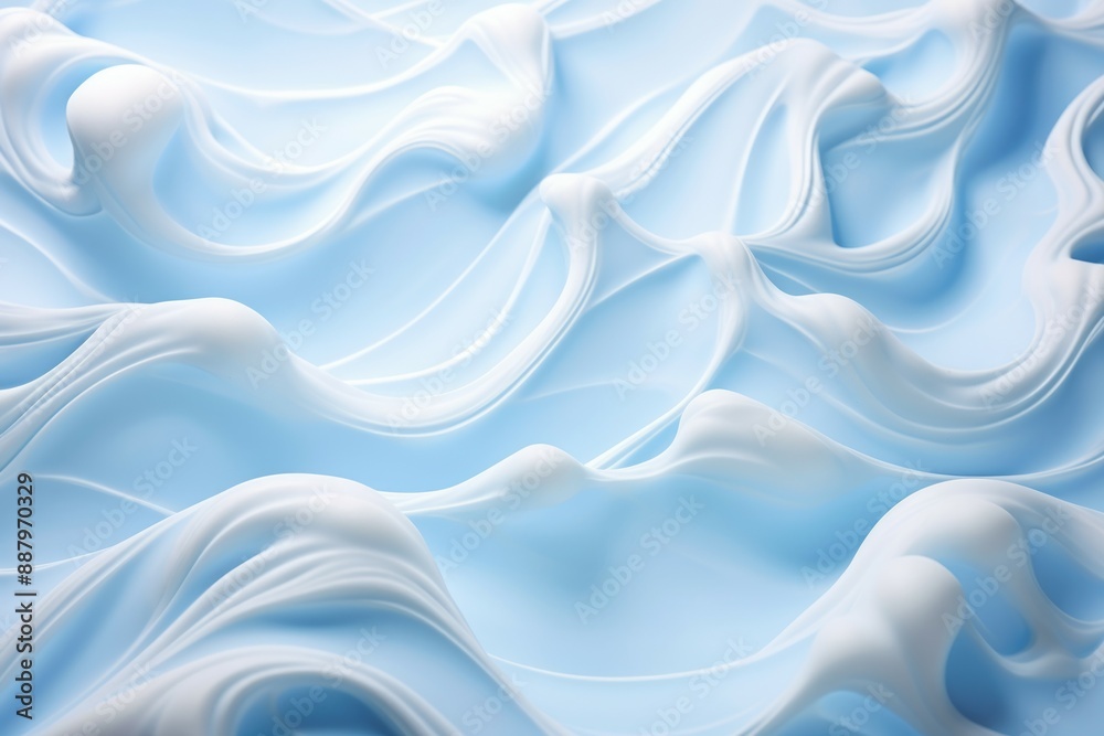 Fototapeta premium Foam Material Structure Background - Generative AI