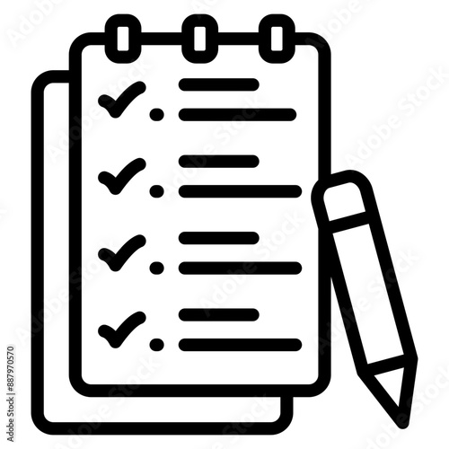 Task List Icon For Design Element