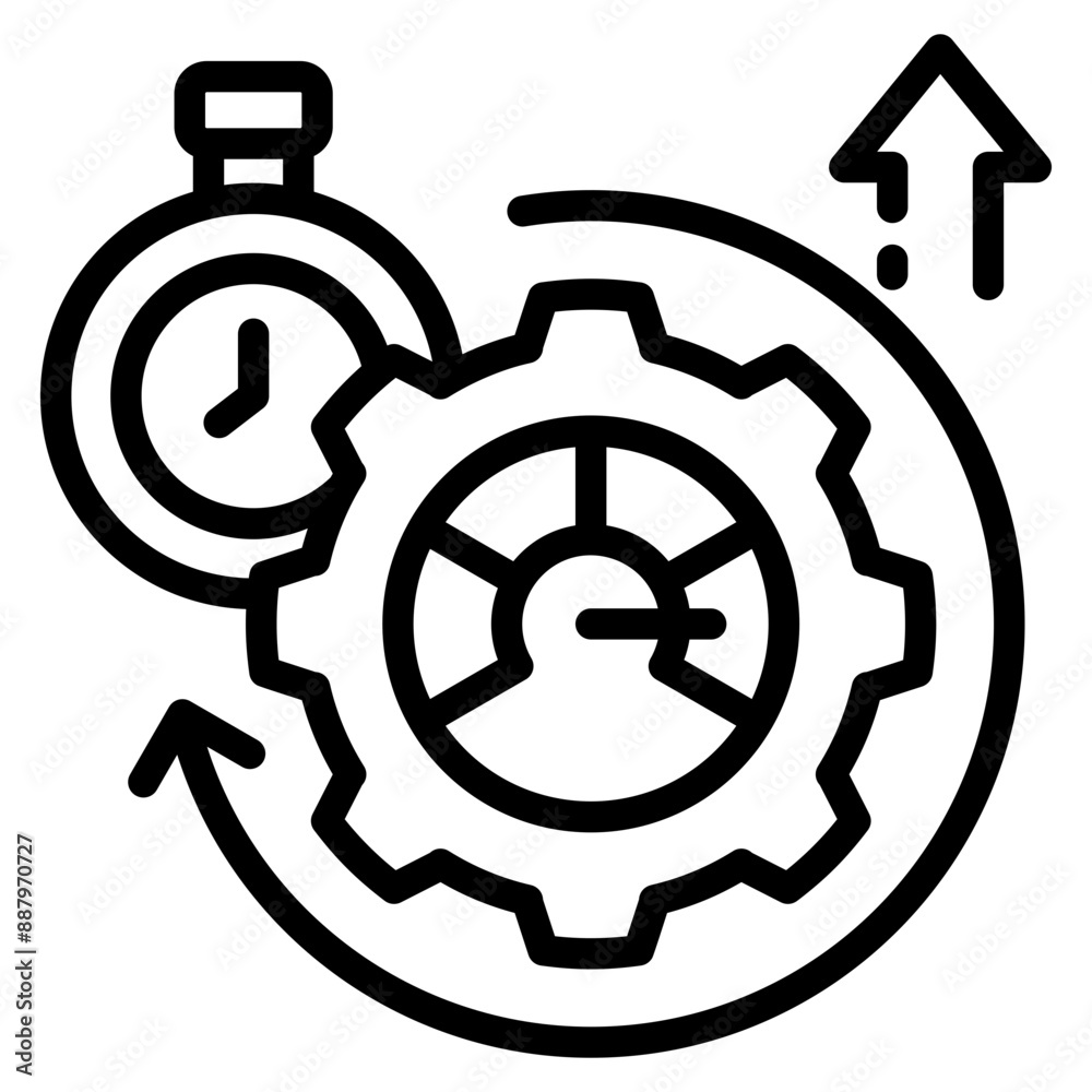 Efficiency Icon For Design Element Efficiency Icon For Design Element