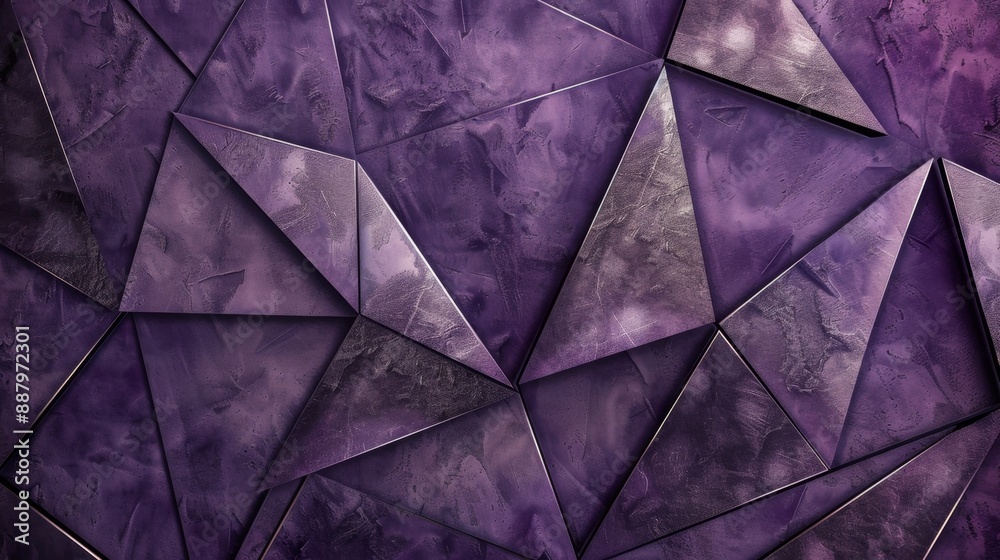 Purple Geometric Pattern with Silver Lines Abstract Background. Purple Geometric Pattern with Silver Lines Abstract Background.