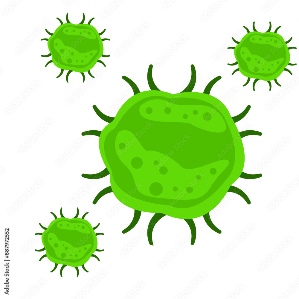 germs and viruses bacteria vector 3d rendering germs and viruses bacteria vector 3d rendering
