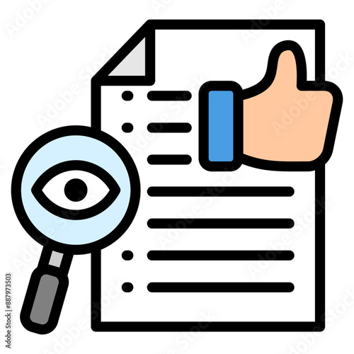 Review Icon For Design Element