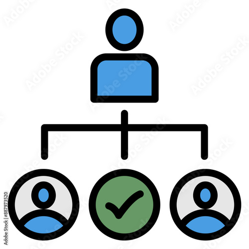 Delegation Icon For Design Element