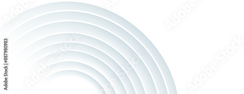 white abstract background with layered circles