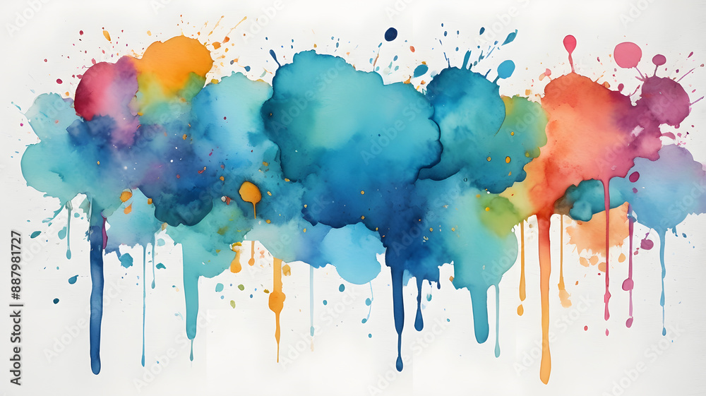 Fototapeta premium watercolor background