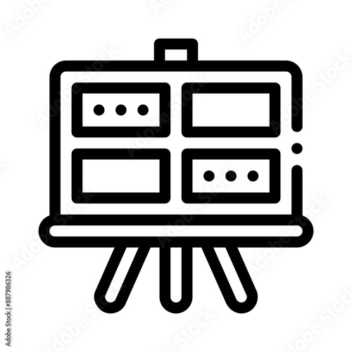 storyboard line icon