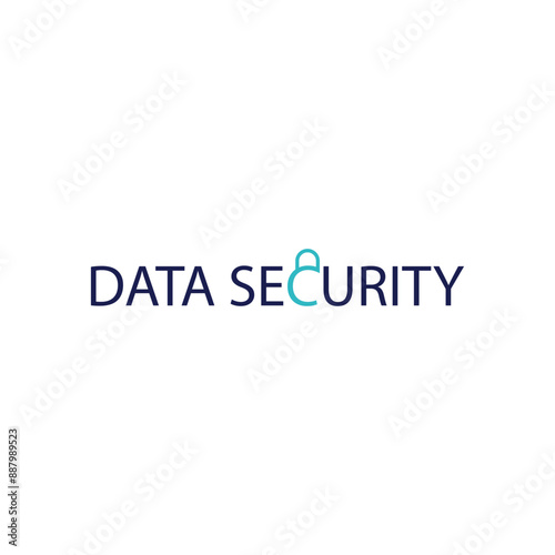 The information security logo is inspired by the phrase data security plus a padlock, suitable for your company which operates in the IT security sector.