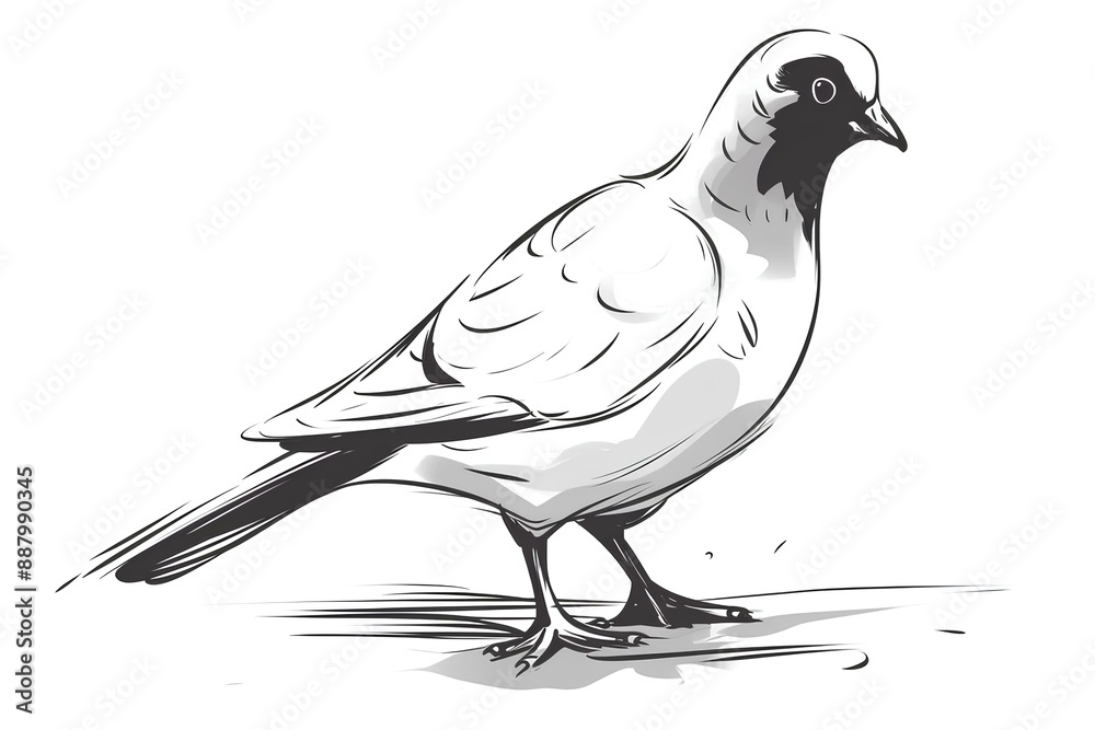 Fototapeta premium dove made by midjourney