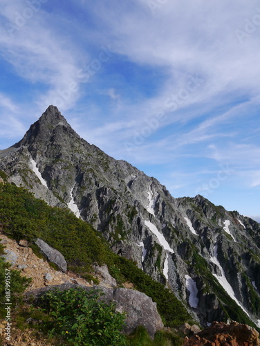 北アルプスの名峰「槍ヶ岳」