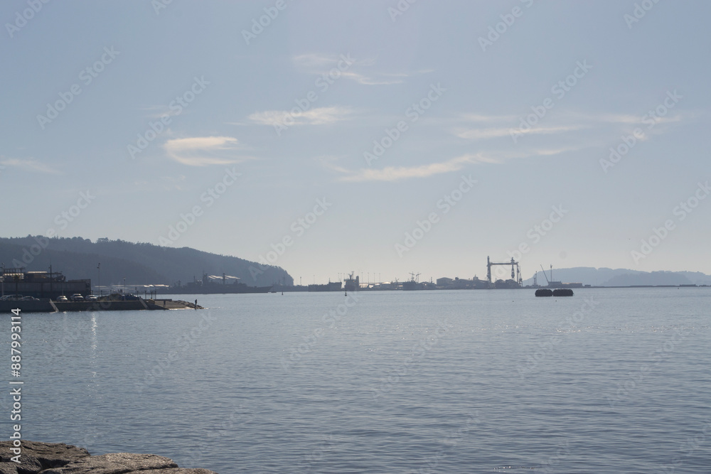 an industrial ship port in southern Chile an industrial ship port in southern Chile