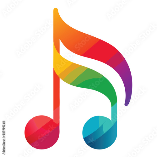 Frame with music notes. Podcast Round Design Audio Element. vector logo music. Ai generate