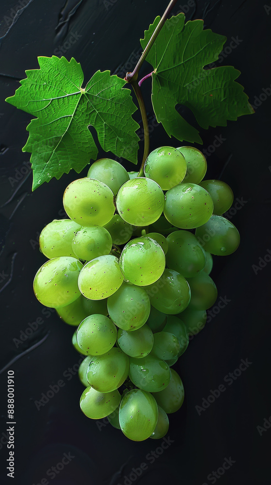 Obraz premium ripe grapes. grapes are hanging on a branch. Grape festival.