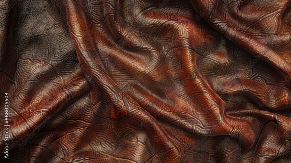 Abstract Brown Fabric Texture Background.
