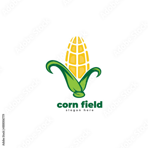 Corn logo design vector template