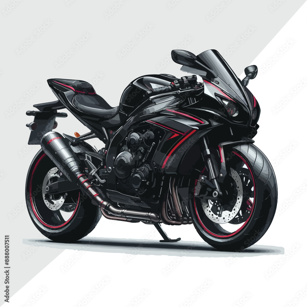 Hand drawing style of motorcycle race cornering isolated in white background Hand drawing style of motorcycle race cornering isolated in white background