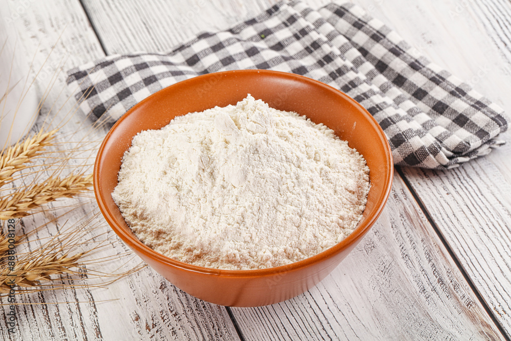 Wheat flour heap for bake Wheat flour heap for bake