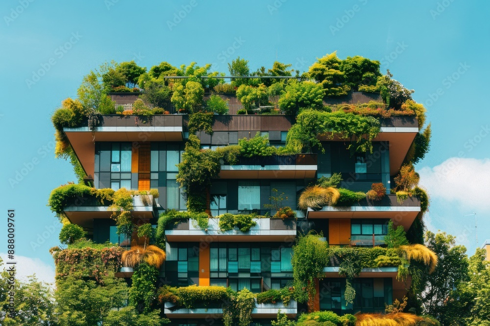 Green Architecture: A Modern Building Blending with Nature