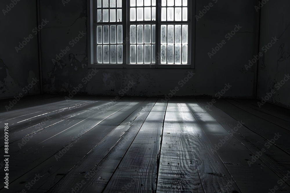Dark Room with Light Background. Dark Room with Light Background.