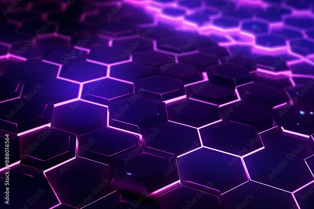 a purple and black hexagons a purple and black hexagons
