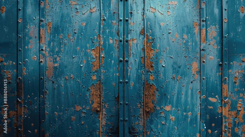 Texture background of rusty blue metal Texture background of rusty blue metal